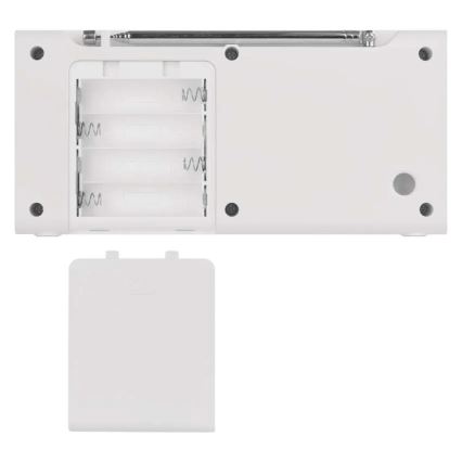 Radio DAB DAB+ FM 3W/5V/4xAA bianco