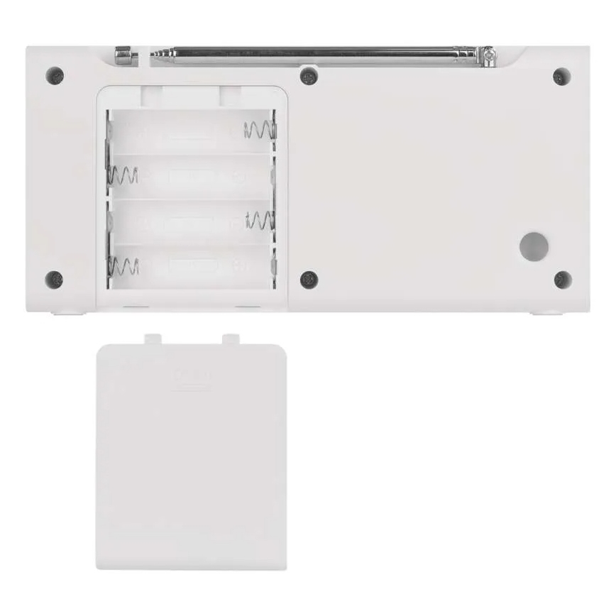 Radio DAB DAB+ FM 3W/5V/4xAA bianco