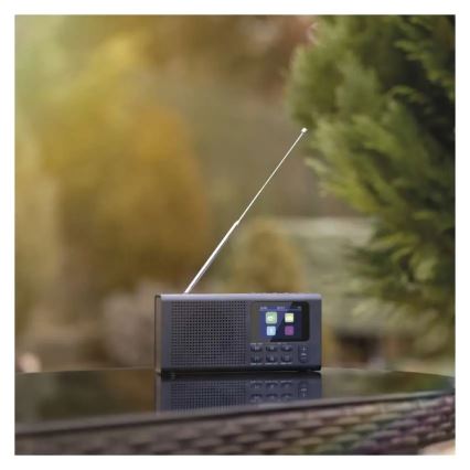 Radio DAB DAB+ FM 3W/5V/4xAA nero