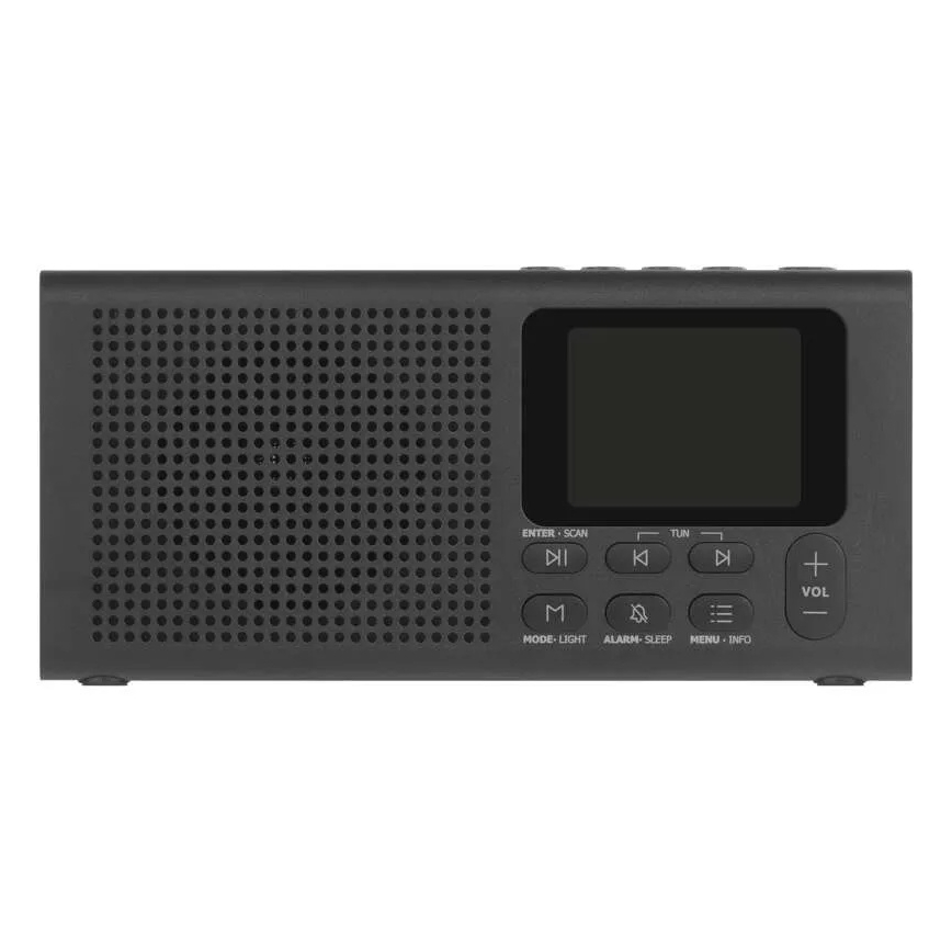 Radio DAB DAB+ FM 3W/5V/4xAA nero