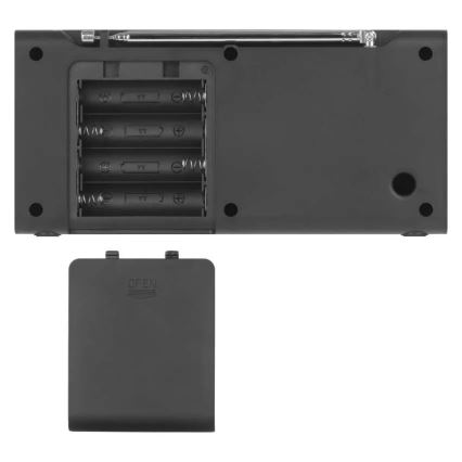 Radio DAB DAB+ FM 3W/5V/4xAA nero