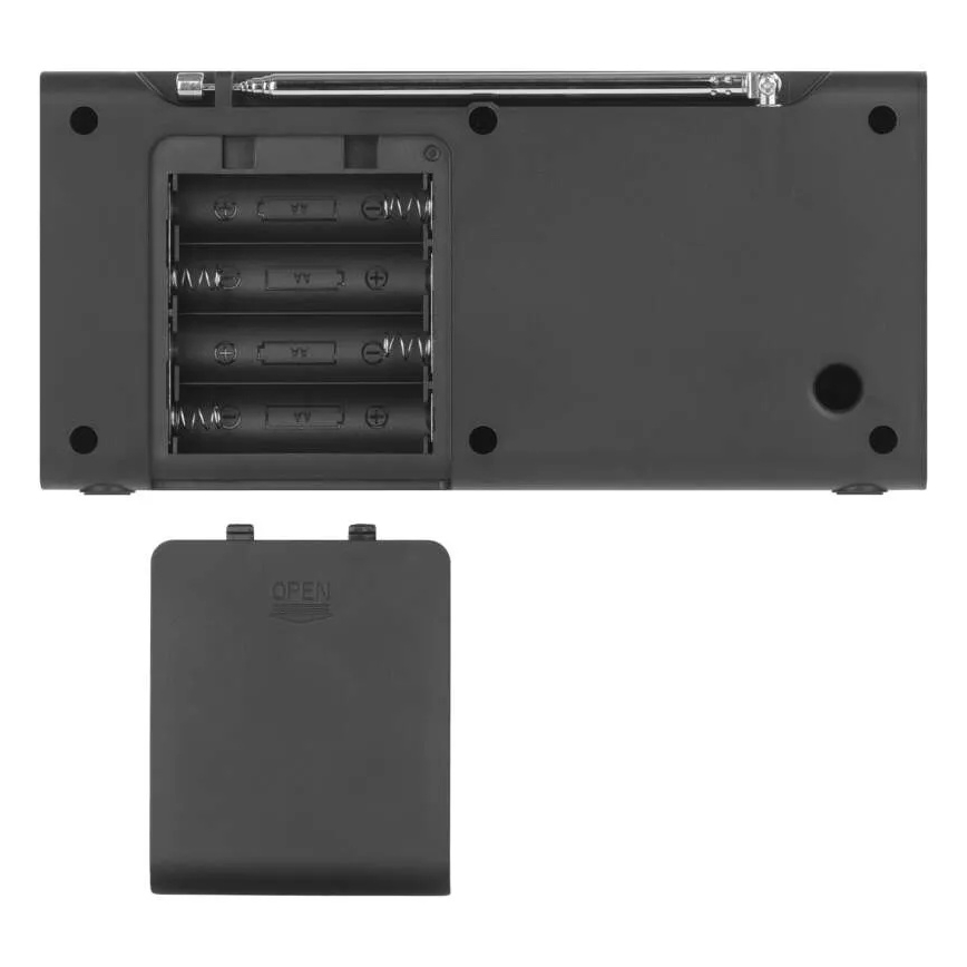 Radio DAB DAB+ FM 3W/5V/4xAA nero