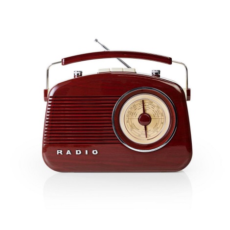 Radio FM 4,5W/230V marrone
