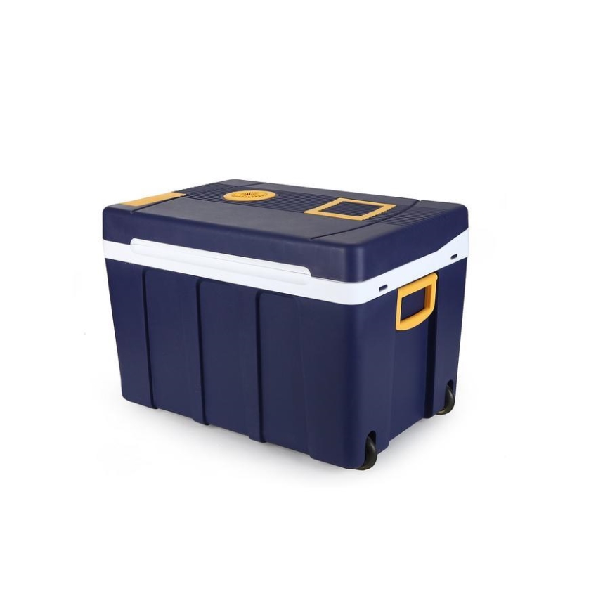 Raffreddatore portatile 60 W/230/12 V 50 l blu/giallo