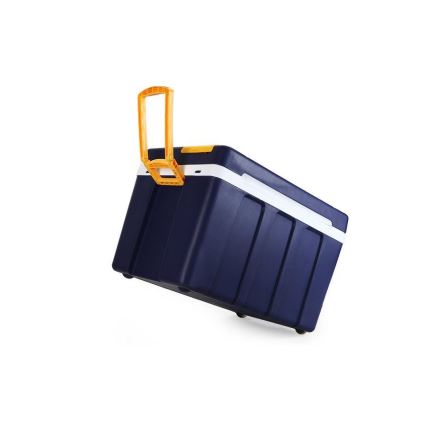 Raffreddatore portatile 60 W/230/12 V 50 l blu/giallo