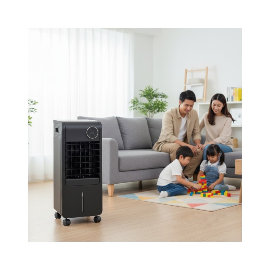 Raffrescatore d'aria portatile VIENTO COOL-R 65W/230V, nero + telecomando