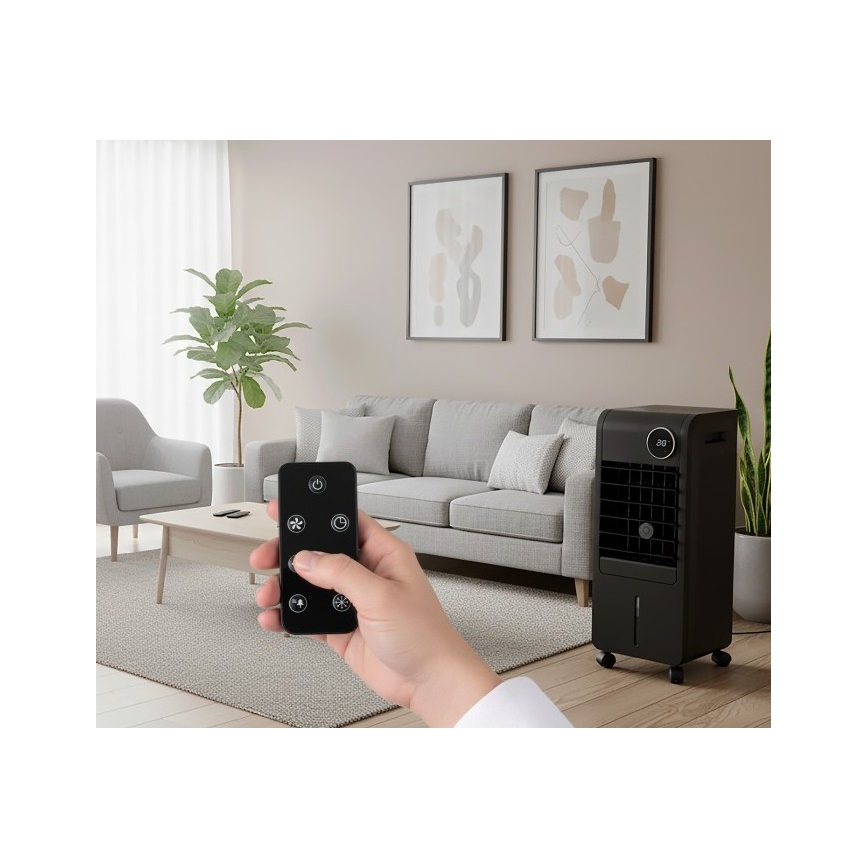 Raffrescatore d'aria portatile VIENTO COOL-R 65W/230V, nero + telecomando