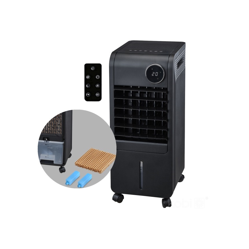 Raffrescatore d'aria portatile VIENTO COOL-R 65W/230V, nero + telecomando