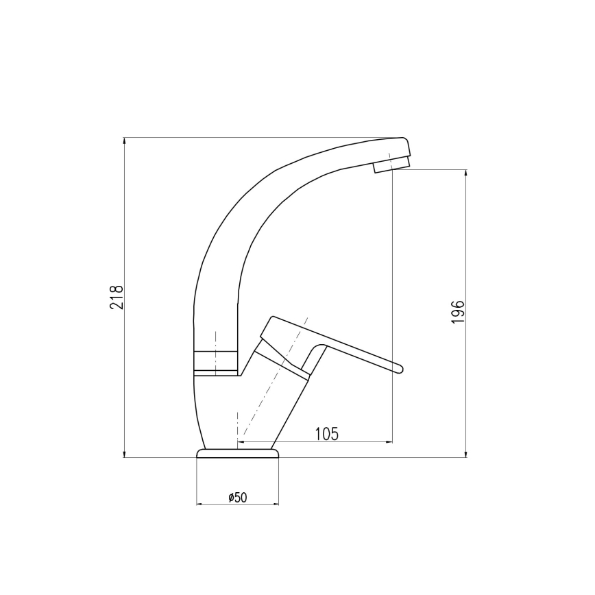 RAV Slezák CO106.0/2 - Miscelatore per lavello COLORADO, 21,8 cm, cromo lucido