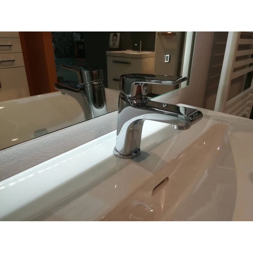 RAV Slezák CO127.0 - Miscelatore per lavabo + piletta COLORADO 14,3 cm cromo lucido