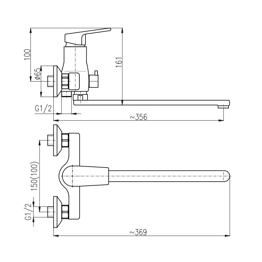 RAV Slezák CO153.5 - Miscelatore per vasca COLORADO cromo lucido