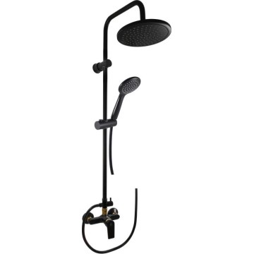 RAV Slezák CO182.5/7CMATZ - Set doccia con miscelatore COLORADO nero/oro