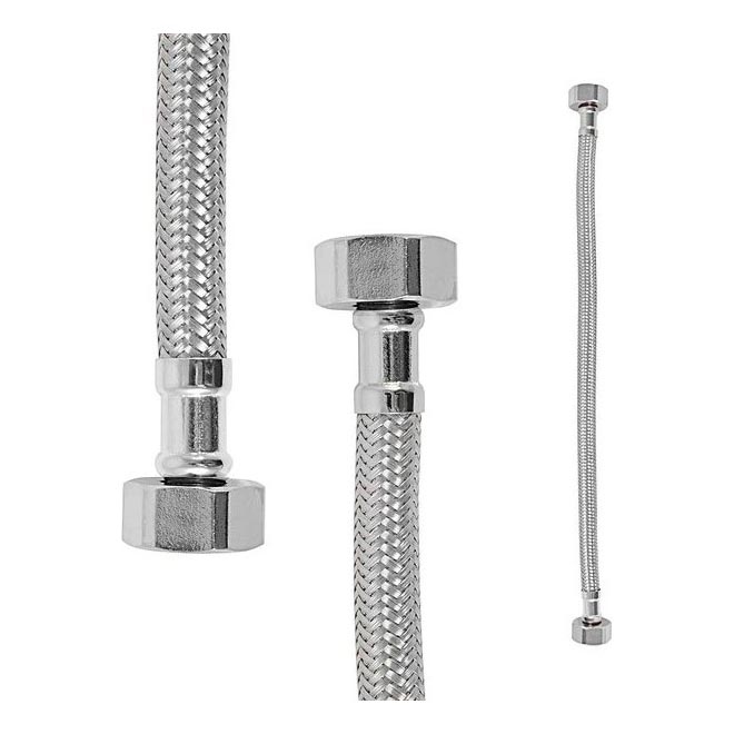 RAV Slezák IF0133.0 - Tubo flessibile di collegamento FLEXI 10 cm, cromo lucido