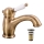 RAV Slezák L527.0SM - Miscelatore per lavabo con piletta LABE RETRO 15 cm, ottone antico