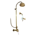 RAV Slezák L581.5/3SM - Set doccia con miscelatore LABE RETRO in ottone antico