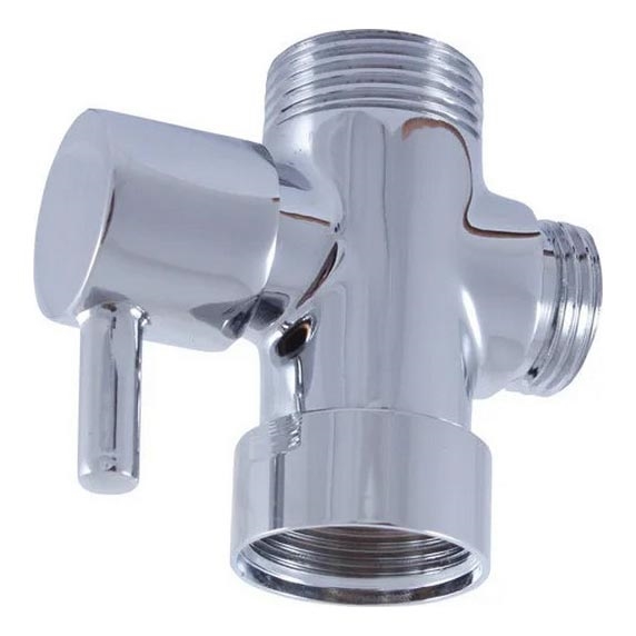 RAV Slezák MD0629 - Deviatore in ceramica per aste doccia cromo lucido