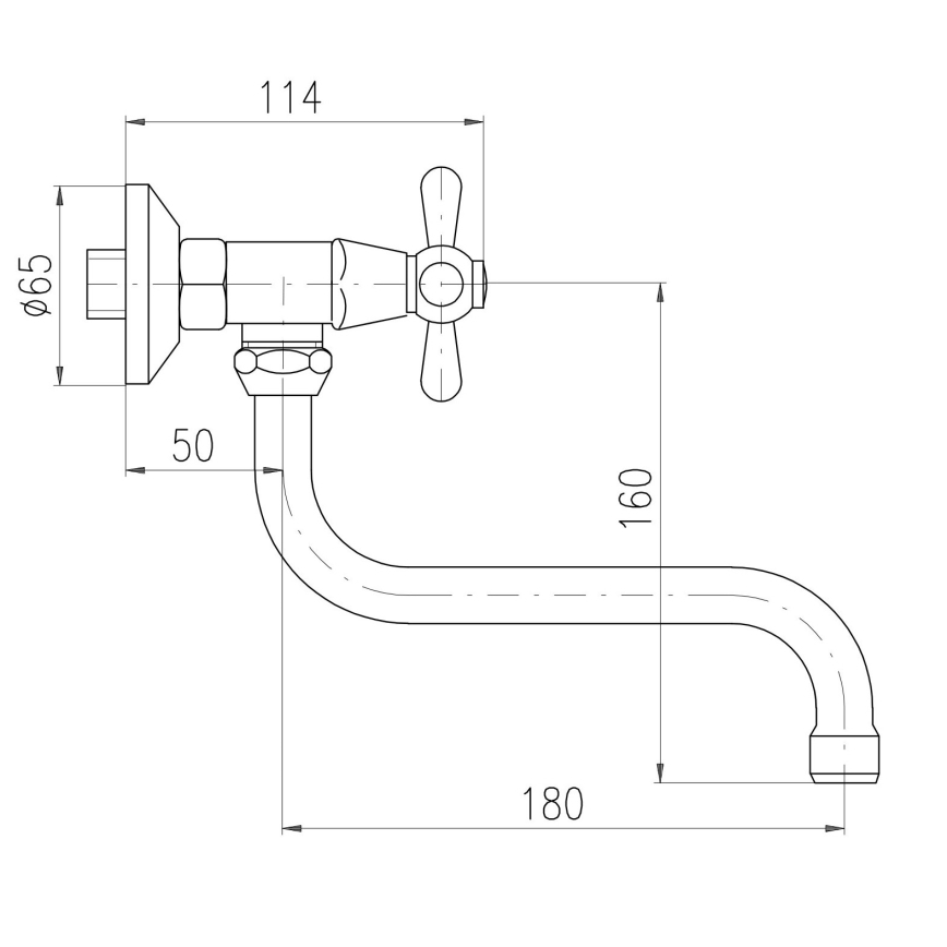 RAV Slezák MK101.5/21CMAT - Miscelatore per lavello/lavabo MORAVA RETRO nero opaco