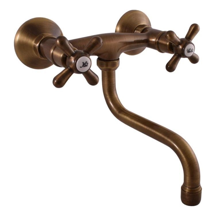 RAV Slezák MK101.5/21SM - Miscelatore per lavabo/lavello MORAVA RETRO in ottone antico