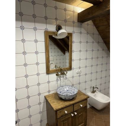 RAV Slezák MK102.5/28SM - Miscelatore per lavello/lavabo MORAVA RETRO 16,8 cm in ottone antico