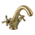 RAV Slezák MK128.0SM - Miscelatore per lavabo MORAVA RETRO 16 cm in ottone antico