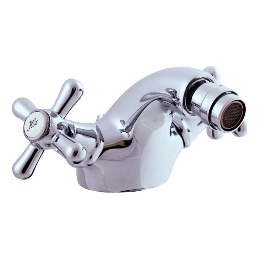 RAV Slezák MK145.0 - Miscelatore per bidet + piletta MORAVA 6,5 cm cromo lucido
