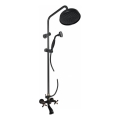 RAV Slezák MK159.5/7CMATSM - Set vasca con miscelatore MORAVA RETRO nero/ottone