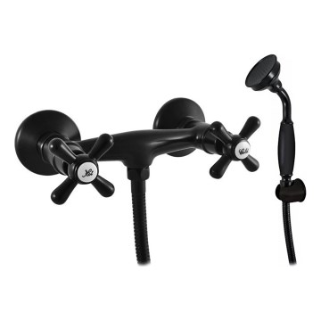 RAV Slezák MK180.5 - Set doccia con miscelatore MORAVA nero opaco