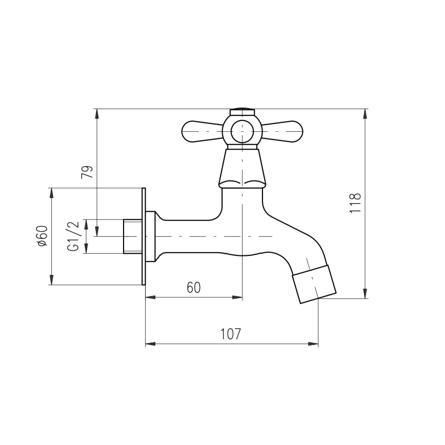 RAV Slezák MK193SM - Miscelatore per lavabo MORAVA RETRO 11,8 cm ottone antico