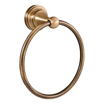 RAV Slezák MKA0104SM - Portasciugamani da parete MORAVA RETRO in ottone antico