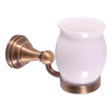 RAV Slezák MKA0201SM - Porta spazzolini MORAVA RETRO ottone antico