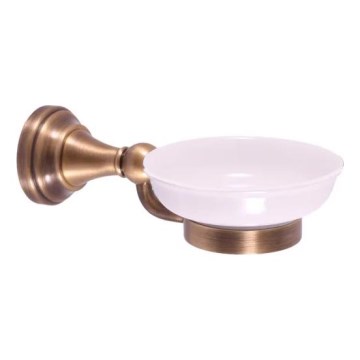 RAV Slezák MKA0300SM - Portasapone MORAVA RETRO in ottone antico