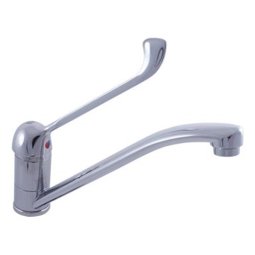 RAV Slezák MS605.0 - Miscelatore per lavabo con leva sanitaria MISSISSIPPI 22,2 cm, finitura cromata lucida