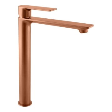 RAV Slezák NL130.0ZRK - Miscelatore per lavabo NIL 31,2 cm, finitura oro rosa spazzolata