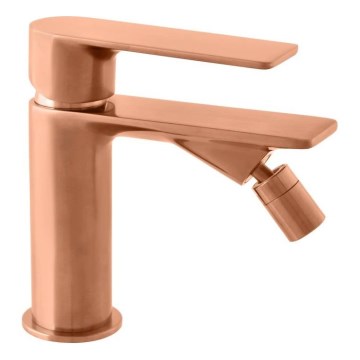RAV Slezák NL144.0ZRK - Miscelatore per bidet NIL 13,6 cm, finitura spazzolata in oro rosa