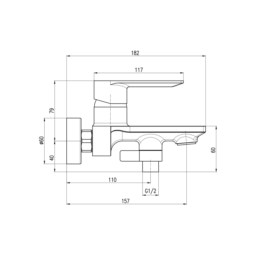 RAV Slezák NL154.5ZRK - Miscelatore per vasca NIL, finitura spazzolata in oro rosa