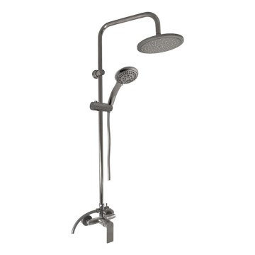 RAV Slezák NL182.5/7-1MGK - Set doccia con miscelatore NIL, finitura grigio spazzolato