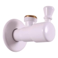 RAV Slezák RV0112B - Valvola angolare RETRO bianco lucido