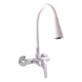 RAV Slezák SA002.5/13CB - Miscelatore per lavello SAZAVA 32,3 cm bianco/cromo lucido