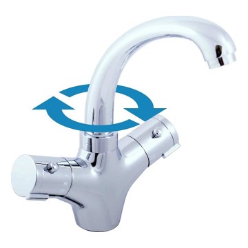 RAV Slezák TRM26.0 - Miscelatore termostatico per lavabo TERMO 23,5 cm cromo lucido