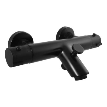 RAV Slezák TRM54.5CMAT - Miscelatore termostatico per vasca TERMO nero opaco