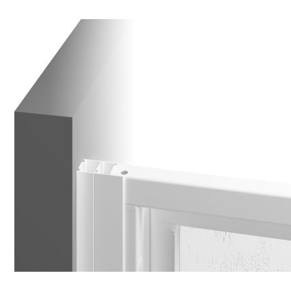 Ravak 00V701R211 - Porte doccia a tre ante SUPERNOVA 90x198 cm bianche