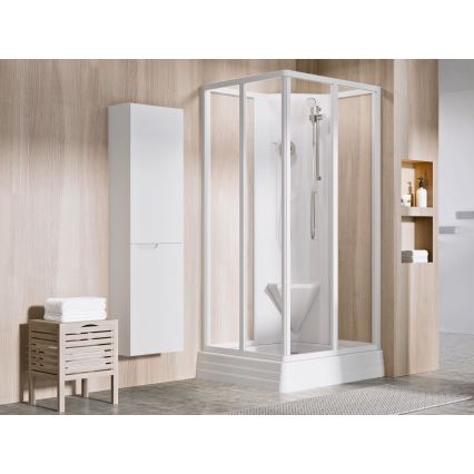 Ravak A007701120 - Piatto doccia quadrato ANGELA 90x90 cm bianco