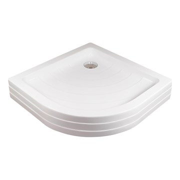 Ravak A207001120 - Piatto doccia angolare a quarto di cerchio RONDA 90x90 cm bianco