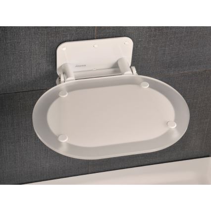Ravak B8F0000028 - Sedile doccia ribaltabile OVO bianco