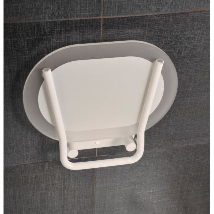 Ravak B8F0000028 - Sedile doccia ribaltabile OVO bianco