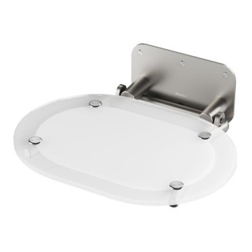 Ravak B8F0000029 - Sedile doccia ribaltabile OVO in acciaio inox