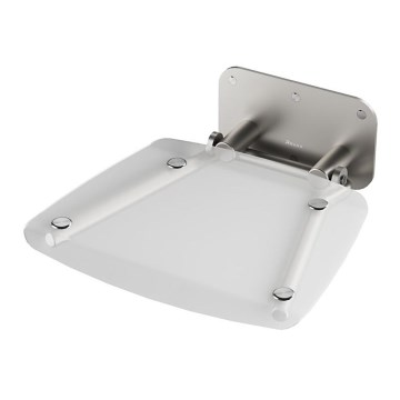 Ravak B8F0000051 - Sedile doccia ribaltabile OVO in acciaio inox
