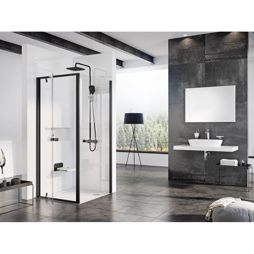 Ravak B8F0000060 - Sedile doccia ribaltabile OVO nero