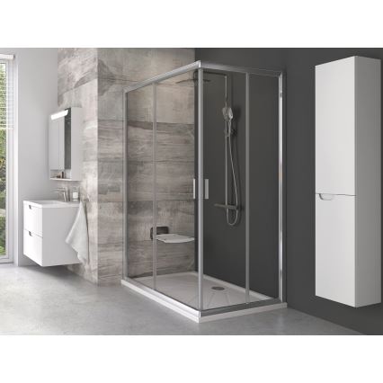 Ravak B8F0000060 - Sedile doccia ribaltabile OVO nero