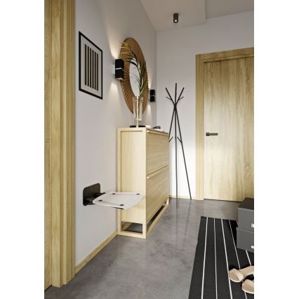 Ravak B8F0000060 - Sedile doccia ribaltabile OVO nero